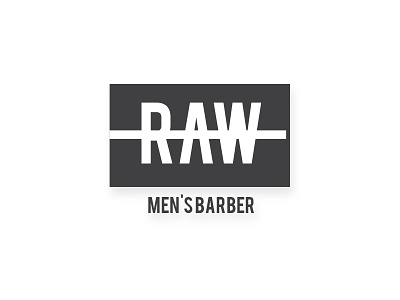 RAW | barber shop identity