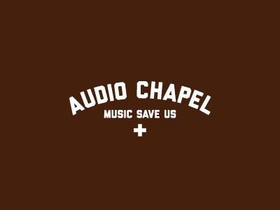 Audio Chapel Logo audio chapel crest liberator logo lost type co op music