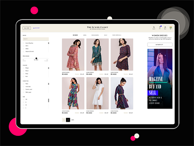 Revamped e-commerce web page design ui ux