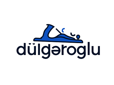 Dülgəroğlu loqo blue brand carpenter company design logo logo a day logofolio tool wooden