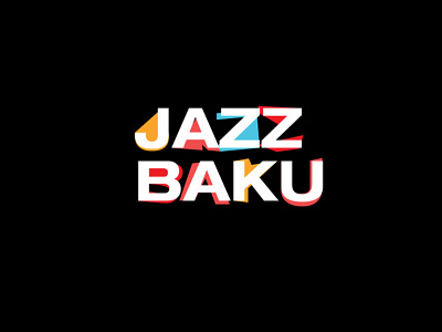 Jazz Baku identity baku colored colorful design dynamic identity jazz logo music