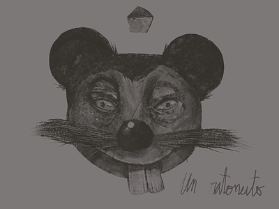 Little Mouse digital painting draw illustration
