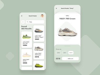 Shop App for TapIn app branding colorful design flat minimal product search shadows shop sneakers ui ux