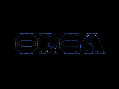 ORCA Logo bezier curves brand branding bristol creatives custom custom type design graphic design logo typography