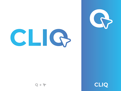 Just a normal CLIQ brand branding click design graphic design hellodribbble logo logobrand share tech technology typography ui vector