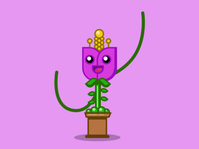 Plant character plant