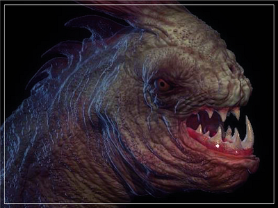 Zbrush Monster art beast concept creature design creepy dark digital sculpting dragon monster scary zbrush