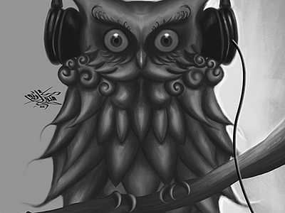 Owl - Digital Painting