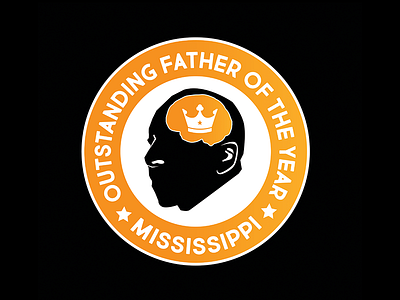 O.F.O.TY: Think Like A King (Upcoming Logo) black design father fatherday gold gradient illustration king logo logo design typography white yellow