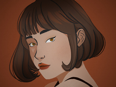 Autumn 🍂 character clip studio paint illustration woman