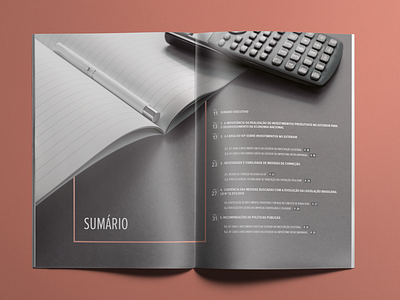 Editorial Layout | Table of Contents brochure business editorial institucional layout print print design spread table of contents