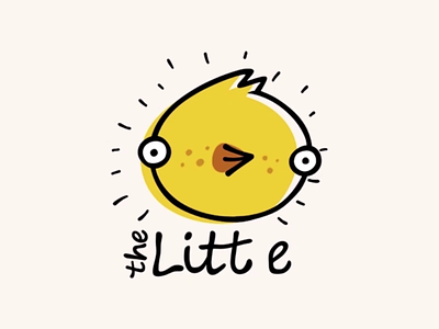 The Little animal character chick chicken cute eat food funny logo animation motiondesignschool