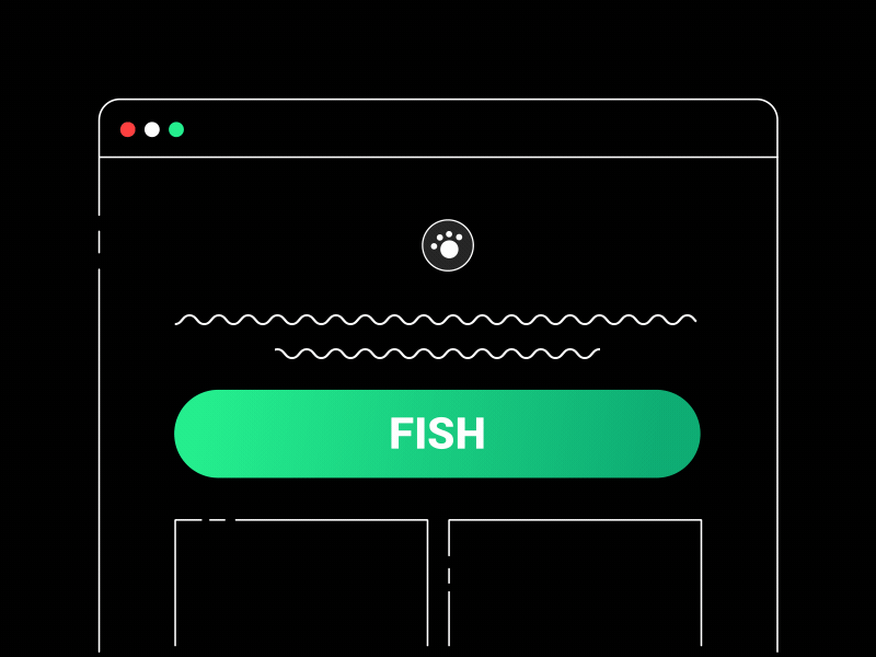 Fish cute animal sea hat bounce browser wave fish smear motiondesignschool