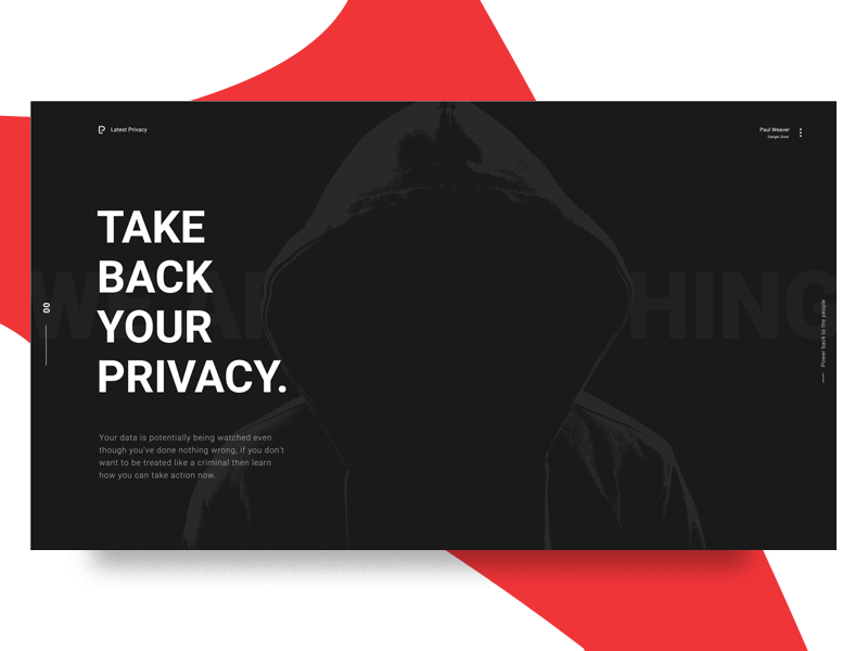 LatestPrivacy animation branding dark data design freedom gif illustration latest logo news privacy typography ui ux