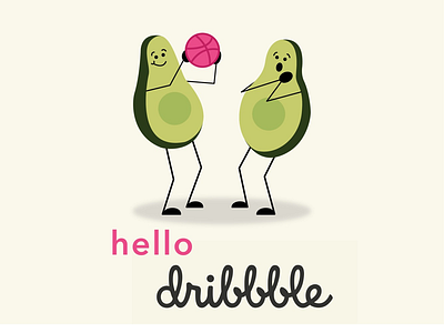 Hello Dribbble! debut illustration ui ux vector