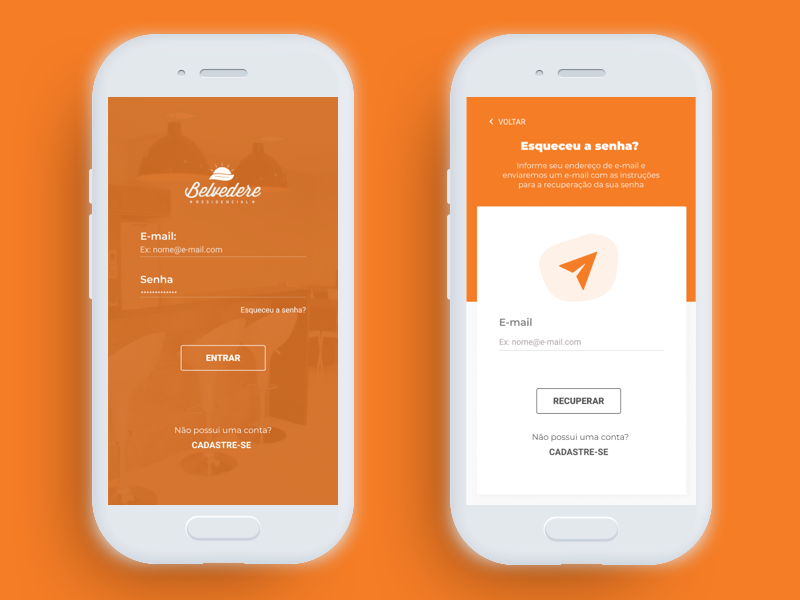 App de Reserva de salão de festa app illustration design ux ui