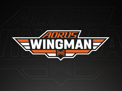 Aorus Wingman Cup - Official Esports Tournament Logo esports gaming logo logo design mettlestate nth tournament