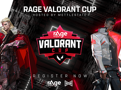 rAge Valorant Cup Logo Design