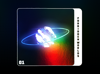 Forbiden Worlds EP 01 Album Cover album art design logo logo design music nth
