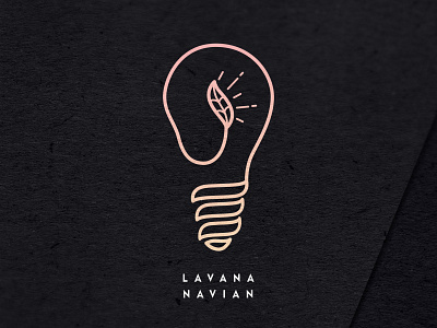 lavana navian logo branding community logo design lamp leaf logo photoshop theaterlogo