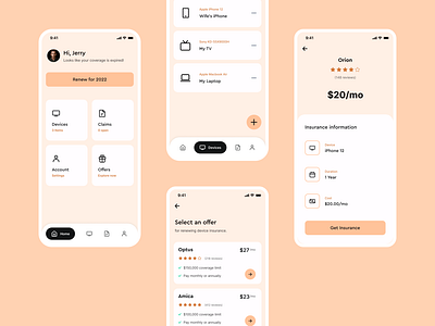 Device insurance app