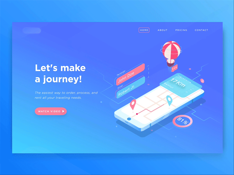 Journey Landing Page