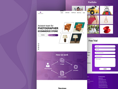 Web Template branding design image editor portfolio photoshop psd design ui ux design web web template