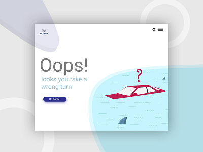 Car 404 Error page