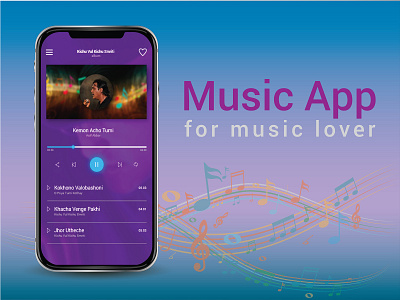 Music App app ui design branding music app music app ui