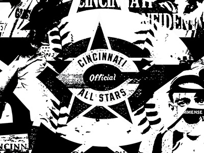 All I C Are Stars poster print screen print texture