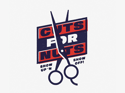 Cuts For Nuts barbershop texture type typography