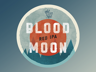 Blood Moon beer craft beer oldwivesales tap decal