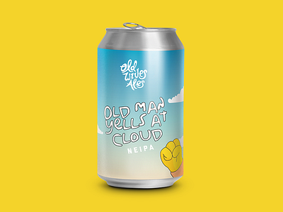 Old Man Yells at Cloud - NEIPA beer beercan craftbeer label