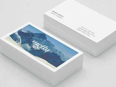 mcfly studio cards branding business card identity mcfly