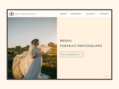 Wedding Photography Landing page.! Daily UI #003 003 dailyui home page design landing page photography ui ui ux design web deisgn website