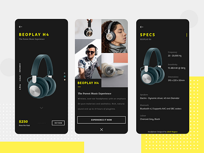 Headphone Store app app concept branding design e commerce flat headphones ios ios app design logo mobile app music app typography ui ui ux design ux vector