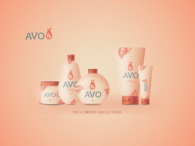 Avo - Lotion Packaging avocado branding design graphic design leaf lotion packaging smooth