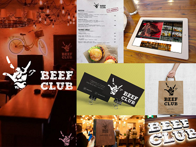 Logo meat restaurant branding business card business card design cow design identity illustrator logo logotype logotype design meat meat restaurant menu menu design restourant айдентика брендинг логотип ресторан фирменный стиль