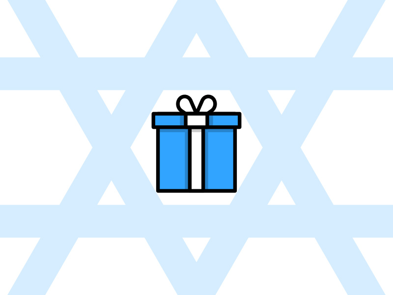 Happy Hanukkah! star of david star jews jewish gifts presents holidays chanukkah hanukkah