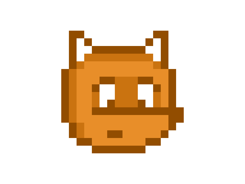 Crazy Fox crazy fox piskel pixel pixel art pixel fox rolling eyes wild wonky