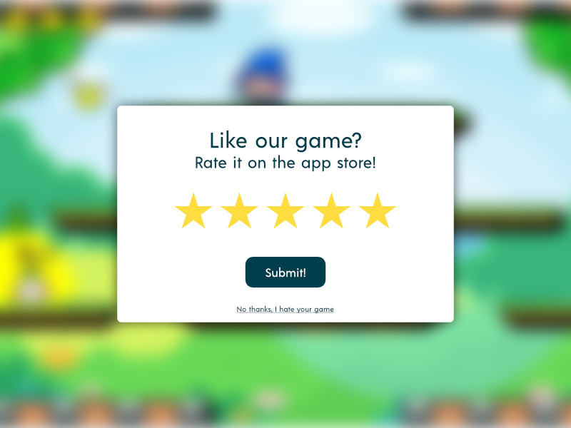 Rate Our Game by Reese M on Dribbble