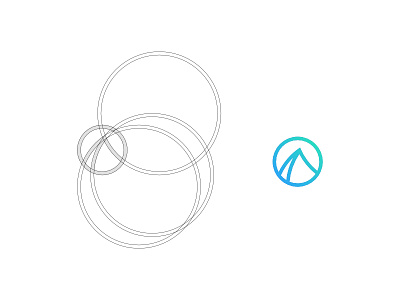 Wave Icon affinity affinity designer blue circle circles green grid icon water wave