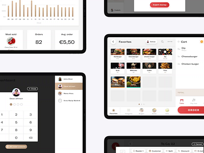 QuickOrder — Point of Sale app components design system design systems ipad point of sale pos restaurant saas saas app saas design ui ux