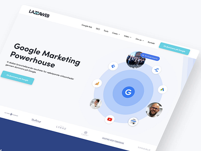 LAZZAWEB — Web Design agency animation brand branding google hero lottie marketing web design webdesign website