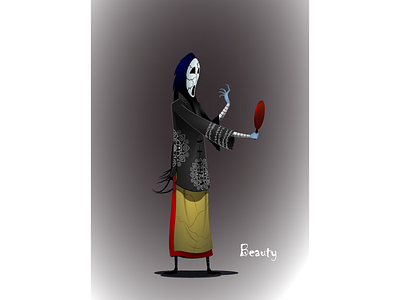 Faceless Copy beauty cartoon character faceless fairy tale fashion ghost helloween horror myth witch