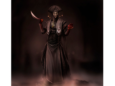 Priest3 boardgame character concept art game art horror illustration sci fi