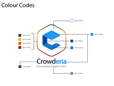 Crowderia Logo Colour Codes