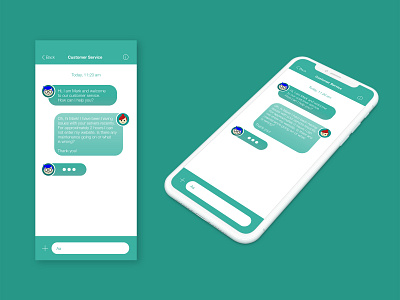 Direct Messaging character chat chat app dailyui dailyui 013 design direct messaging geometric design geometry message message app minimal minimalist simple ui