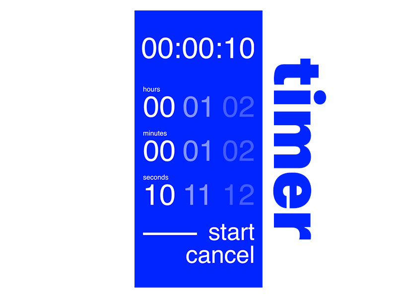 Countdown Timer animation app app design countdown timer dailyui dailyui 014 design geometric design geometry minimal minimalist simple timer ui