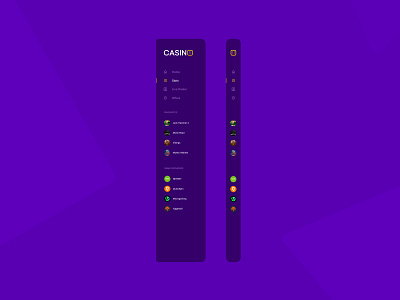 Casino Desktop Navigation